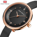 MINI FOCUS 0274 L Top Brand Luxury Ladies Watches 2019 Fashion Blue Watch Women Quartz Watches Metal Strap Sports Watches